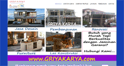 Desktop Screenshot of griyakarya.com
